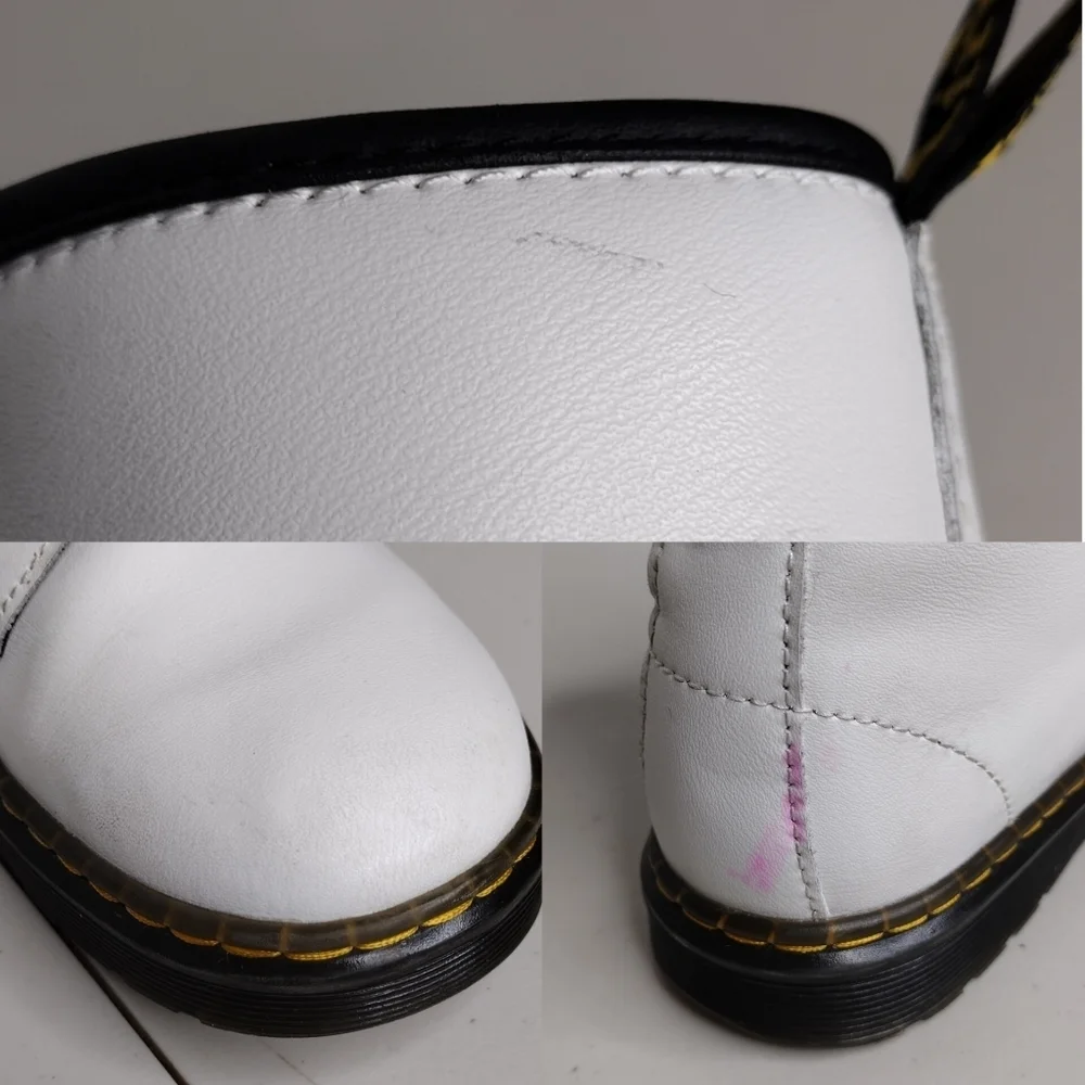 Dr. Martens Zavala Goth Punk Whimsigoth Side Zip Lace Up Combat Ankle Boots Sz 5 - Picture 14 of 15